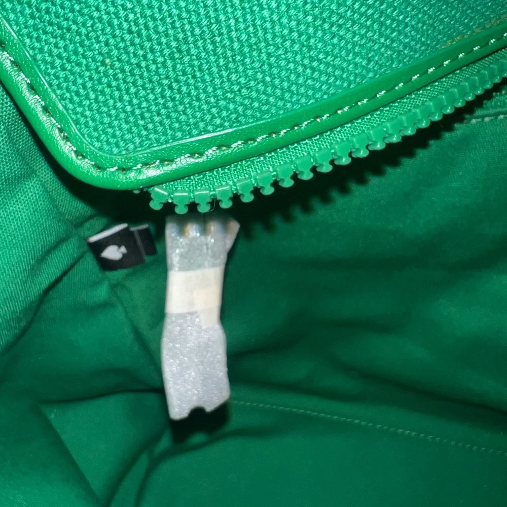 Kate Spade Jett Canvas LARGE Tote in Green Bean Multi #KB695 NWOT - Picture 12 of 14